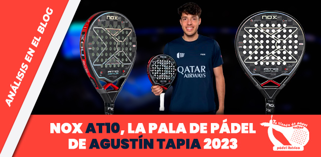 NOX AT10 GENIUS 18K BY AGUSTÍN TAPIA 2023 - Pala de Agustín Tapia 2023